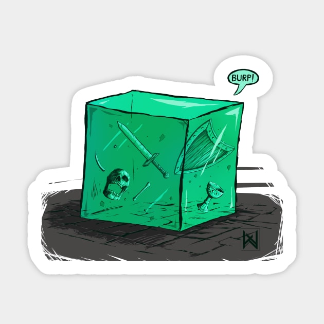 Cube Sticker by Dmon28